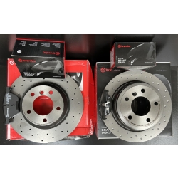 Brembo BMW  seria 1 E80 seria 3  E90 komplet tarcze klocki